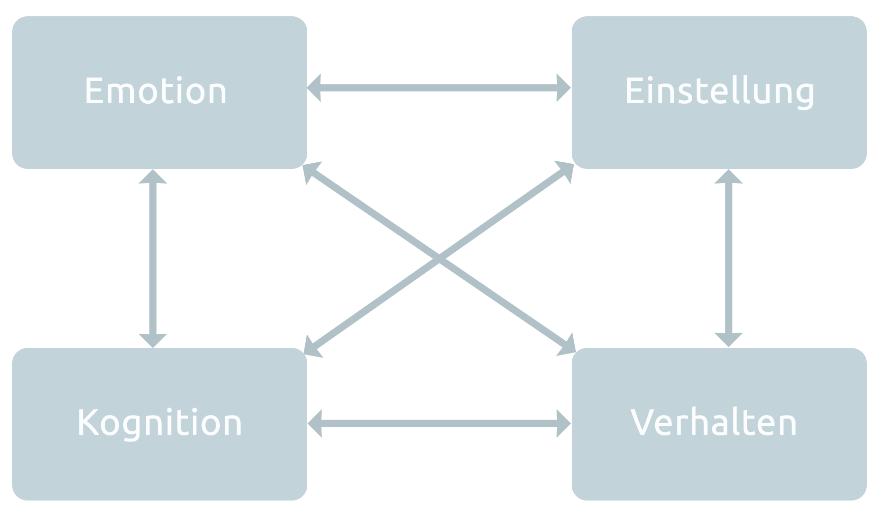 emotion einstellung kognition verhalten